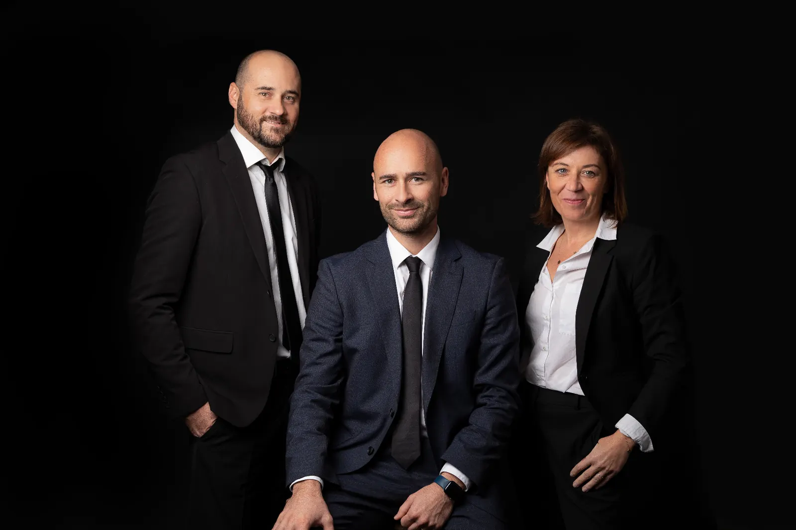 Johann Legallo, Sébastien Quero et l'équipe Pavillon Bleu à La Valette-du-Var
